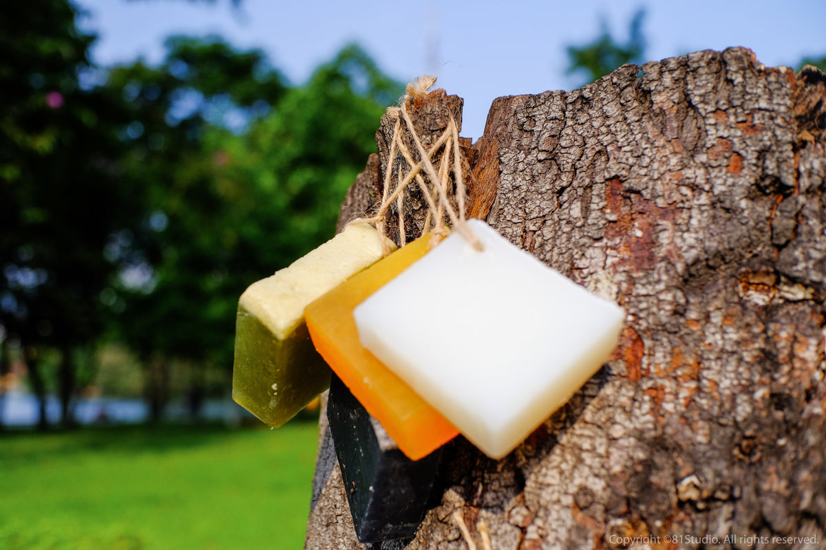 Soap 100% Natural, Hand Cut, Coconut Oil Bar - Mint Scent