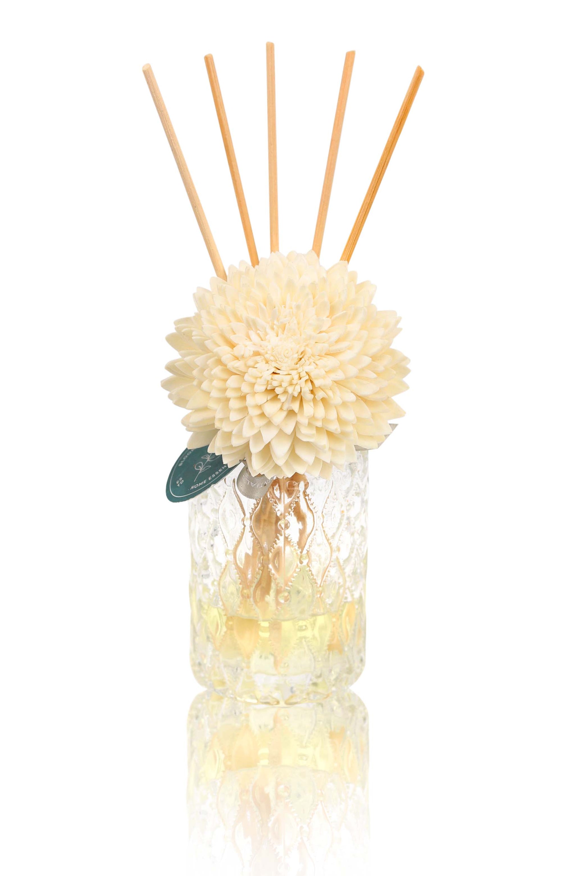 Dahlia Reed Diffuser Dahlia Large Diffuser Flower Set - Bloom and Bowery